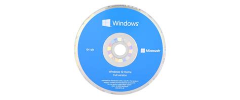 Windows 10 Home 64 Bit Installation Recovery Disc Only No License