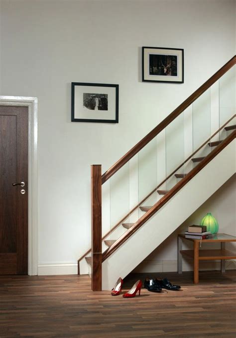 Staircase Design Wooden Stairs Failed Railings Baranda Vidrio