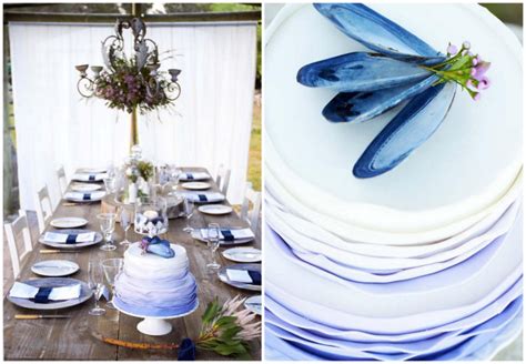Great ideas for a beachy chic wedding by the ocean. Navy Blue Beach Wedding {Kusjka du Plessis Photography}