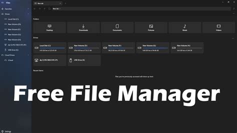 Best Free File Manager App For Windows 10 Youtube