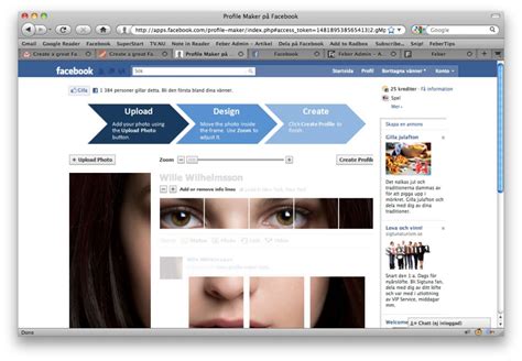 Profile Maker Fixar Rolig Facebook Profilbild Ny Facebook App Gör Det