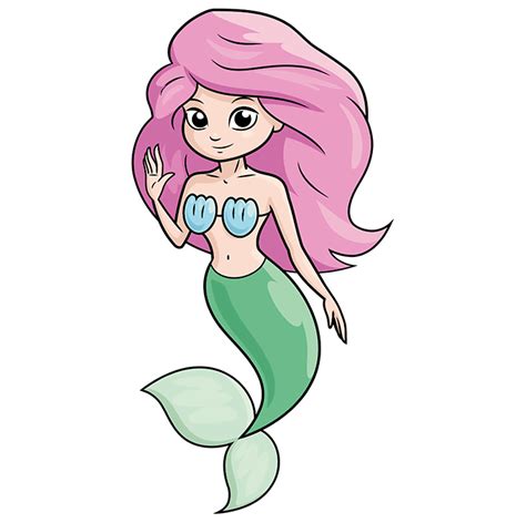 Easy Drawings Of Mermaids