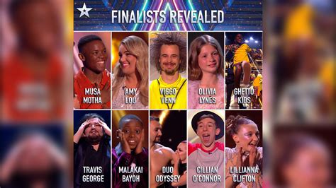 Britain S Got Talent Finalists And Wildcard REVEALED Meet The Acts In The Final Tonight