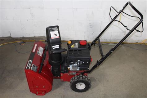 Honda portable generators provide reliable power for home back up, recreation, and industrial use. Craftsman 22" Electric Start Snowblower | Property Room