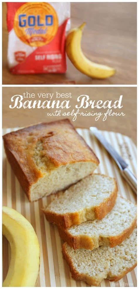 You can make bread flour by adding vital wheat gluten to all purpose flour. The very best banana bread with self-rising flour - Rave & Review