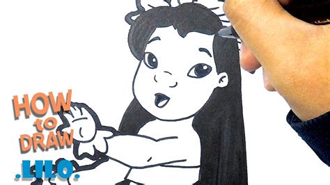 How To Draw Lilo Easy Drawing Lilo And Stitch YouTube