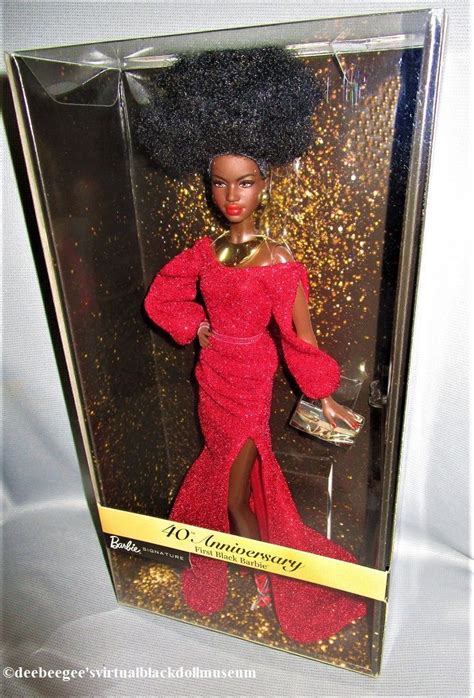 40th Anniversary First Black Barbie Deebeegees Virtual Black Doll
