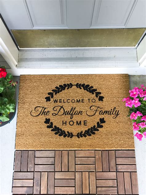 Large Custom Doormat Closing T Housewarming T Wedding T