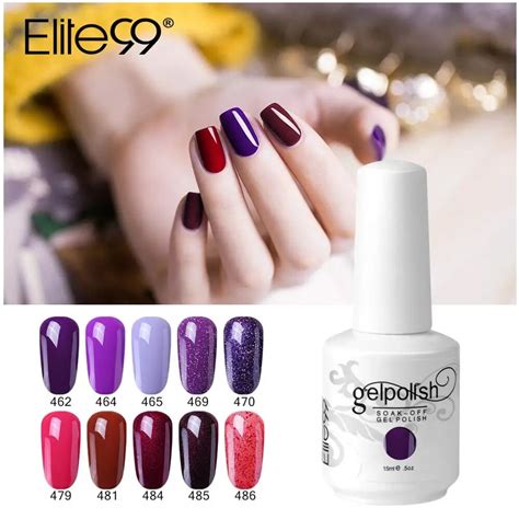 Elite99 Gel Nail Polish Uv 15ml Pure Color Gel Varnish Soak Off Gel