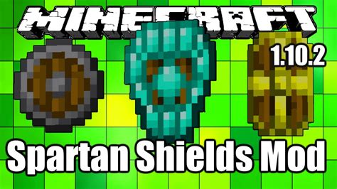 Minecraft Mod Spartan Shields Mod 1102 Youtube