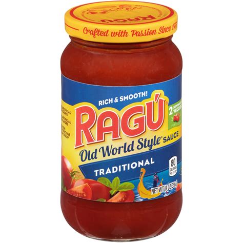 Ragu Old World Style Traditional Pasta Sauce 14 Oz Jar Food And Grocery