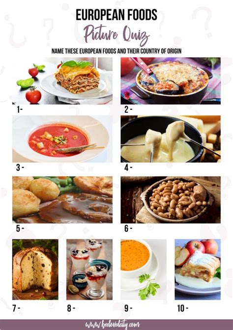 The Ultimate Food Trivia 95 Quiz Questions And Answers Beeloved City