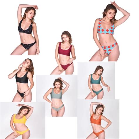 Drozeno Bikini Set Multi Color Swimwear Women Sexy Bench Swimsuit