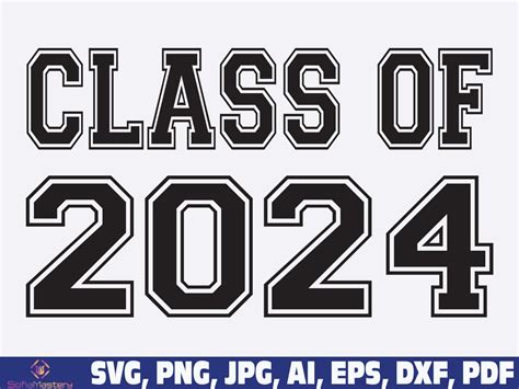Class Of 2024 Svg Class Of 2024 Seniors 2024 Svg Png Graduation