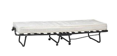 Linon Luxor Folding Bed With Memory Foam Damask Fabric Cover Folding