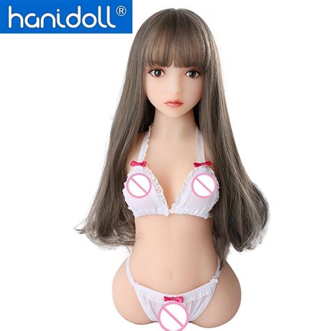 Hanidoll Silicone Sex Dolls 60cm Half Body Love Doll Realistic Ass Anal Vagina Breast Sex Doll
