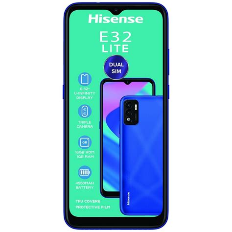 E32 Lite Dual Sim Blue Cellphone Nl