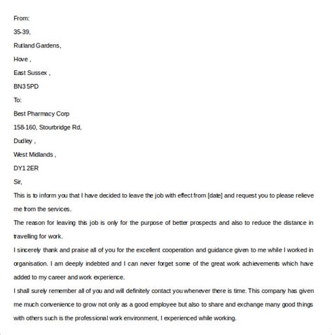 Resignation Letter For Pharmacist Ideas 2022