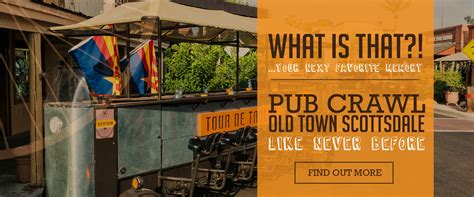 The Best Pedal Pub Crawls In Scottsdale Az Tour De Tavern