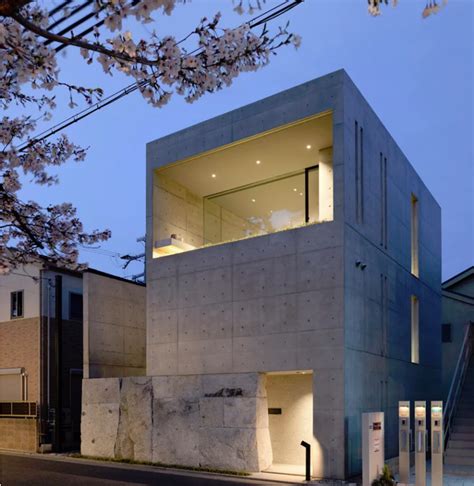 Minimalist Concrete And Stone Residence In Japan Digsdigs