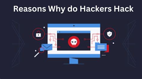Reasons Why Do Hackers Hack Best Technology Blog In India
