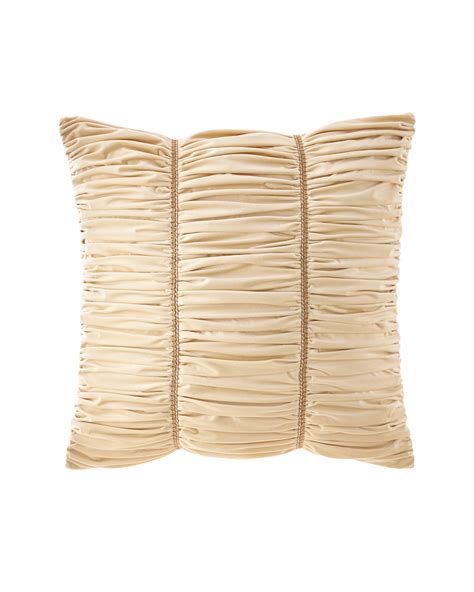 Dian Austin Couture Home Deluxe Pieced Oblong Pillow With Fringe And