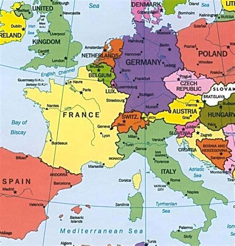 Países da Europa - e suas capitais, idiomas e moedas - Lugares e Passeios