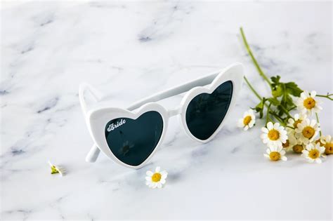 Heart Sunglasses Babe And Bride Sunglasses Bachelorette Party Etsy