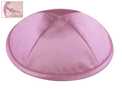 Lavender Satin Deluxe Kipah For Individual Use A Supreme Quality Product