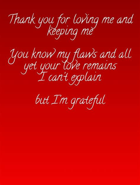 Thank You For Loving Me Quotes For Him Quotesgram