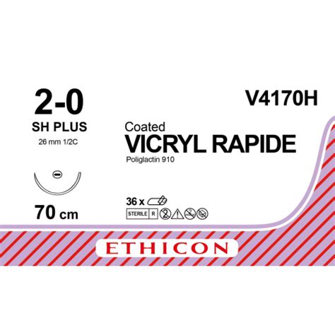 Hechtdraad Vicryl Rapide V4170h Assortiment Ethicon Hechtmateriaal