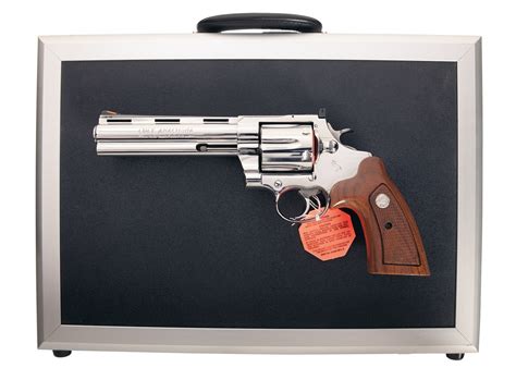 Colt First Edition Anaconda Double Action Revolver With Case