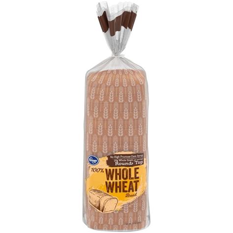 Kroger 100 Whole Wheat Round Top Bread
