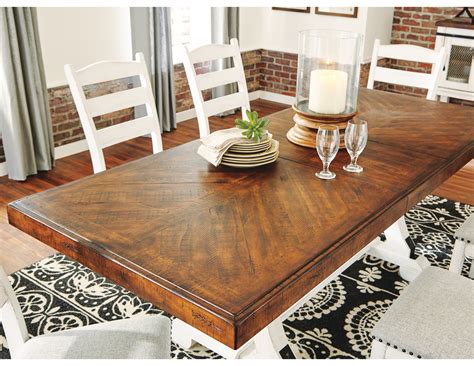 Similarly, round dining tables won't look good in a rectangular room! D546-35 Valebeck Rectangular Dining Room Table