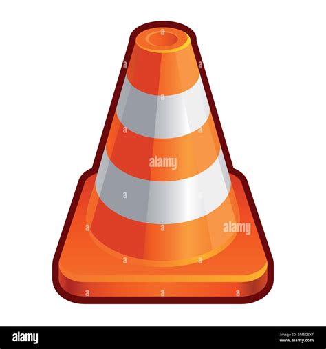 Vector Illustration Of Traffic Cone Icon Stock Vector Image And Art Alamy