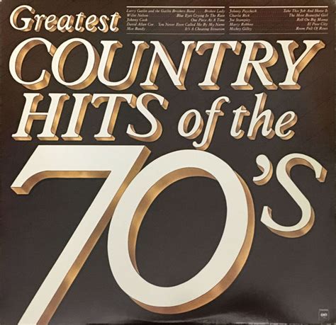 greatest country hits of the 70 s 1980 vinyl discogs