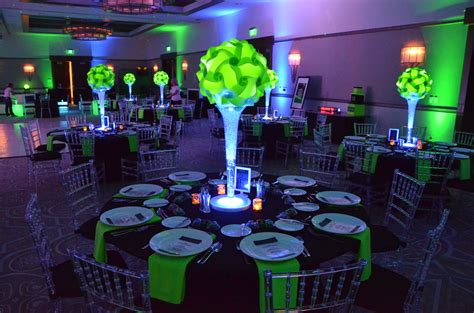 Glow and neon prom themes from anderson's help your prom decorations look energetic and exciting! Neon Themed Bar Mitzvah 1 | Cool Neon Themed Bar Mitzvah ...