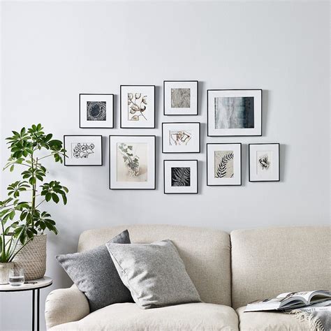 Fine Black Large Picture Gallery Wall Photo Frames The White