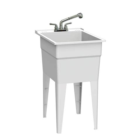 Match them with the top quality chinese home depot faucet factory & manufacturers list and more here. RUGGED TUB 18 in. x 24 in. Polypropylene White Laundry ...
