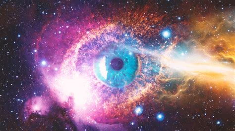 Cosmic Space Eye Wallpapers Wallpapers Hd