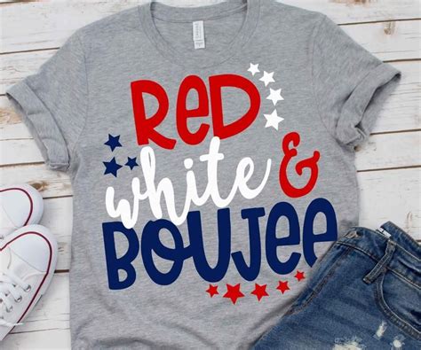 Red white and boujee svg july 4th svg 4th of july svg | Etsy in 2020