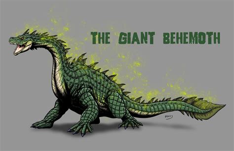 Kaiju Revamp The Giant Behemoth By Bracey100 On Deviantart Kaiju