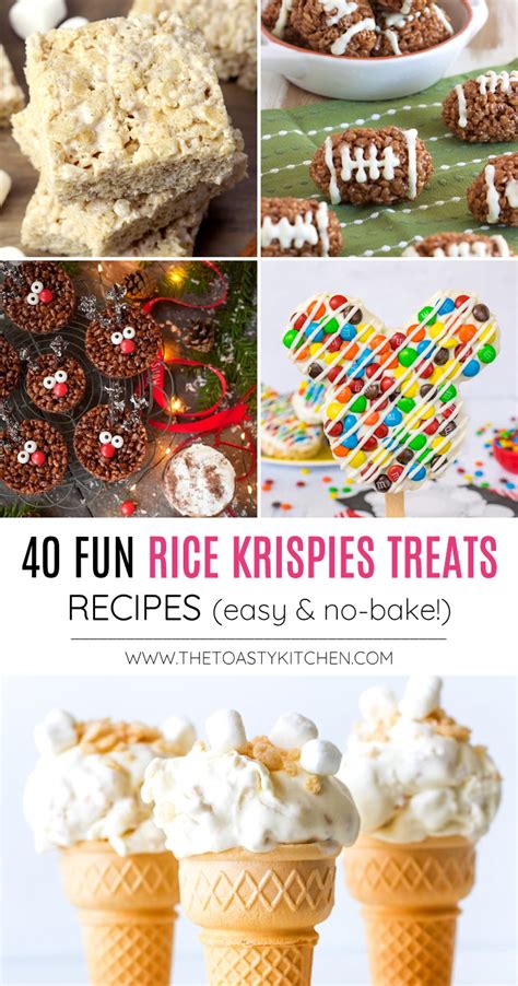 40 Easy Rice Krispies Treats Variations The Toasty Kitchen