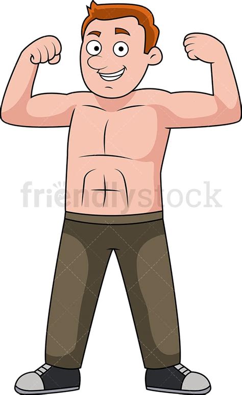 Flexing Muscle Clipart