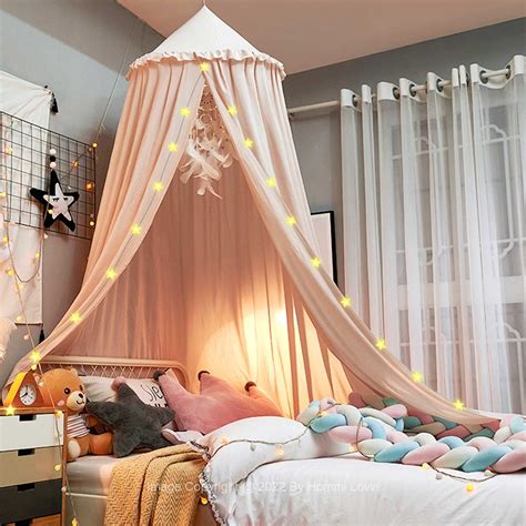 Buy Hommi Lovvi Bed Canopy For Girls Dreamy Frills Ceiling Hanging Princess Canopy Bedroom