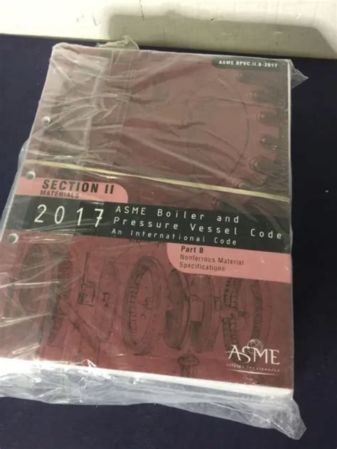 2017 Asme Boiler And Pressure Vessel Code Book Part B Asme Bpvciib