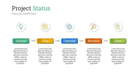 Project Status Powerpoint Presentation Template Preview Powerpoint