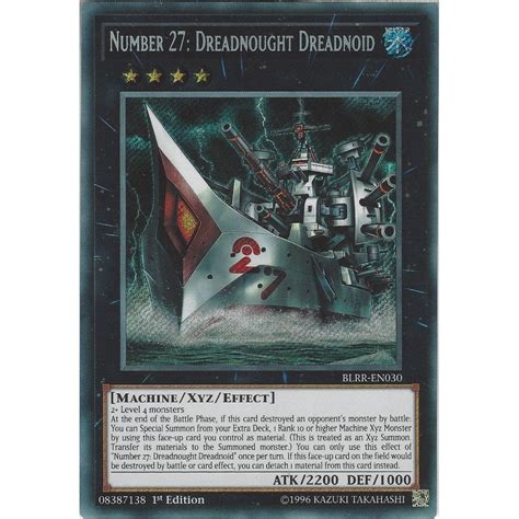 Yu Gi Oh Trading Card Game Yu Gi Oh Number 27 Dreadnought Dreadnoid
