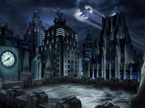 Gotham City City Background Dark City
