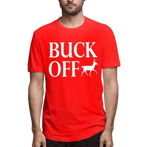 Buck Off Mens Fashion T Shirt Mens Simple Unisex Casual